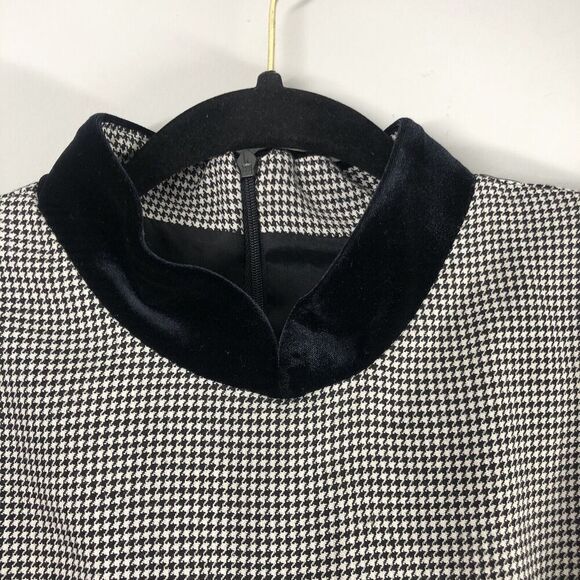 Misty Lane Womens Size 12 USA Union Made Houndstooth Maxi Dress Holiday Vintage - Picture 3 of 12